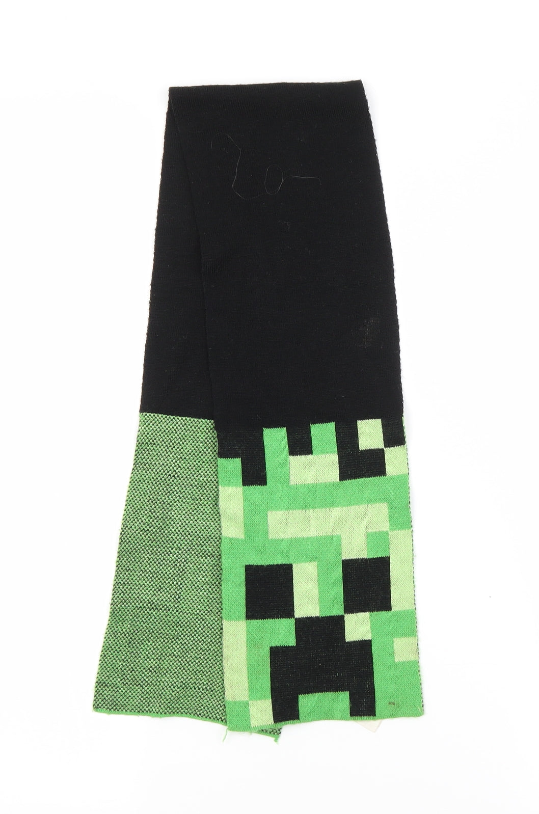 Primark Boys Black Acrylic Scarf One Size - MINECRAFT
