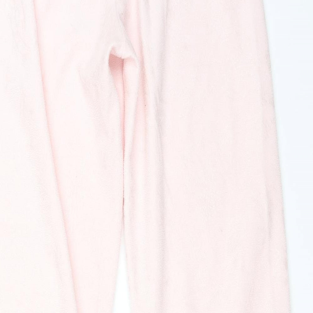 Disney Womens Pink Floral Polyester Pyjama Pants Size 6