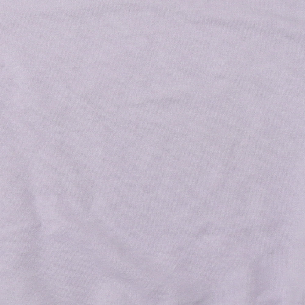 George Womens Purple Polyester Pullover Sweatshirt Size 10
