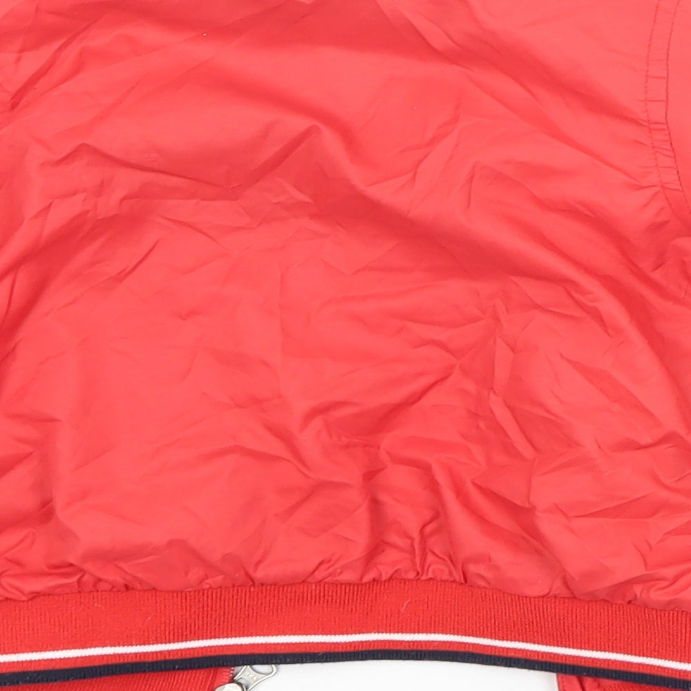 Timberland Boys Red Striped Jacket Size 2 Years