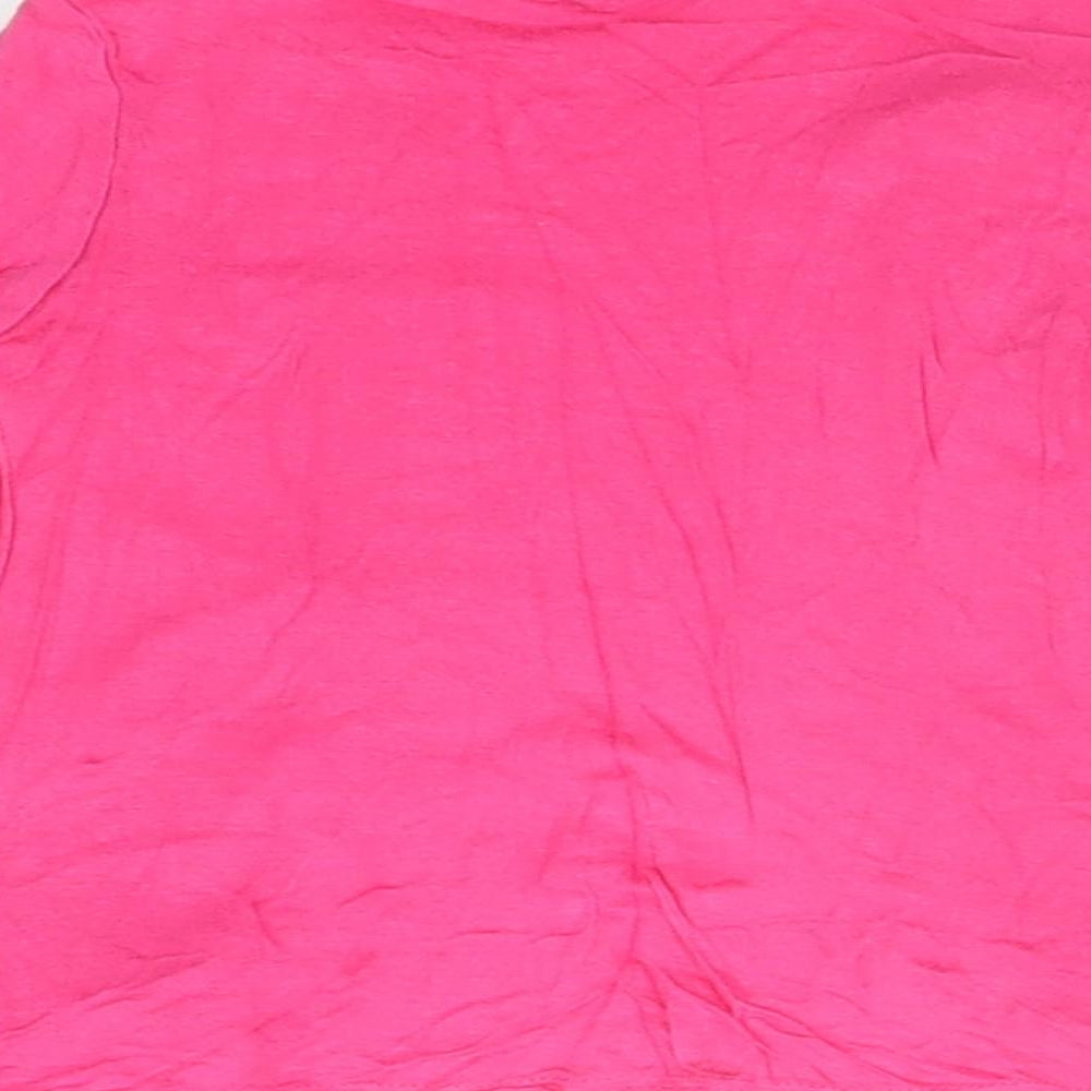 Matalan Girls Pink Viscose Cardigan Jumper Size 3 Years
