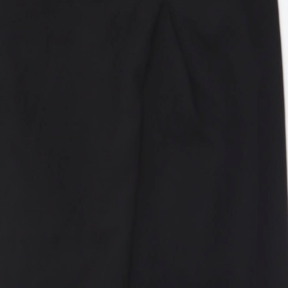 New Look Womens Black Polyester Trousers Size 12 L28 in Regular