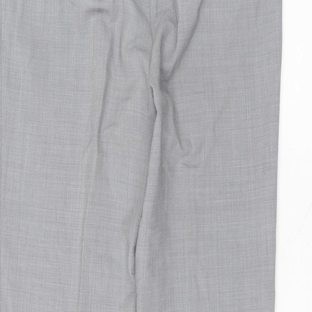 wichele Womens Grey Polyester Trousers Size 16 L28 in Regular