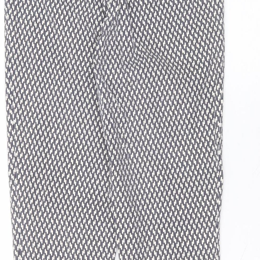 Gap Womens White Cotton Trousers Size 10 L24 in Regular