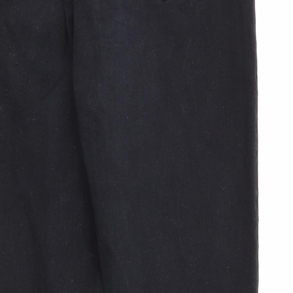 Topshop Jamie Mens Black Cotton Skinny Jeans Size 28 in L26 in Regular