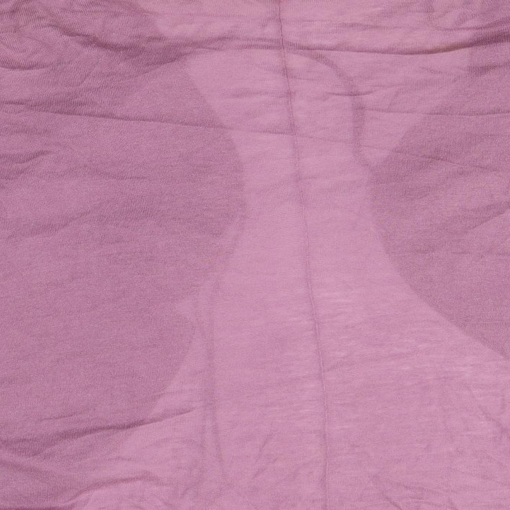 NEXT Womens Purple V-Neck 100% Cotton Cardigan Jumper Size L