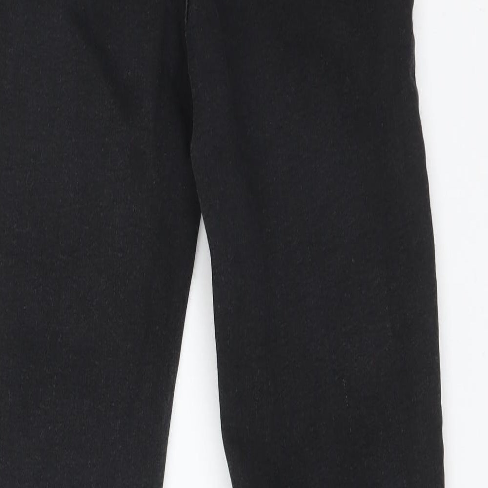 DENIM CO Womens Black Cotton Skinny Jeans Size 12 L28 in Regular
