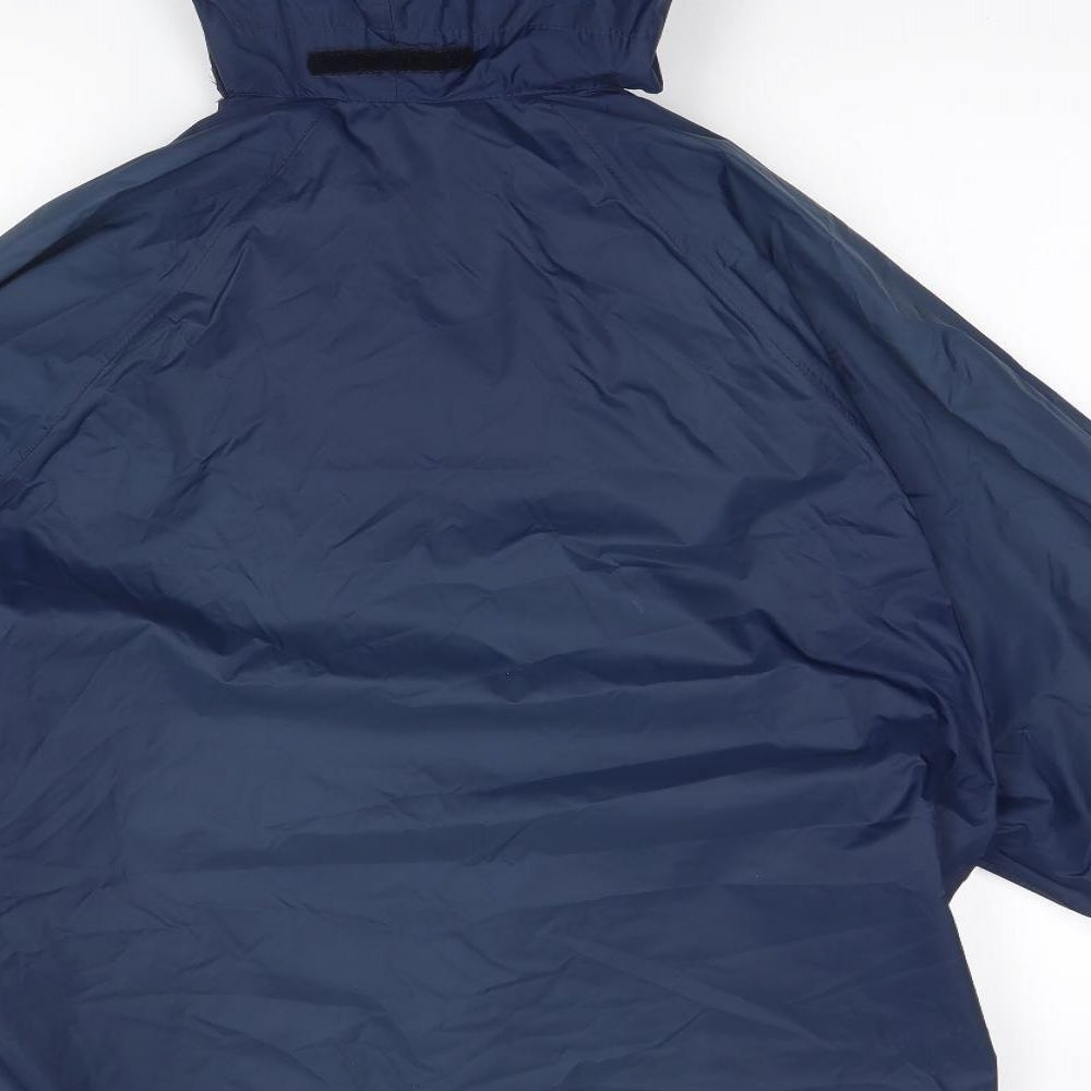 Marks and Spencer Mens Blue Rain Coat Coat Size S