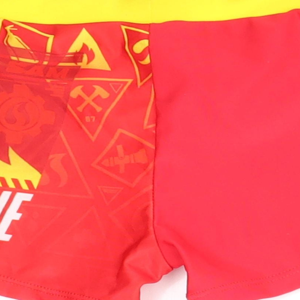Fireman Sam Boys Multicoloured Polyester Sweat Shorts Size 3-4 Years Regular