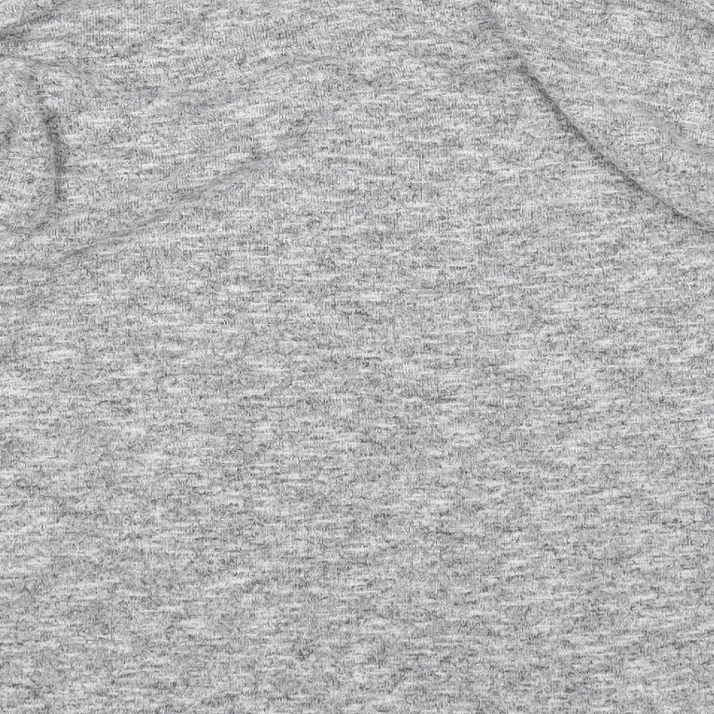 Peacocks Womens Grey Round Neck Polyester Pullover Jumper Size 6
