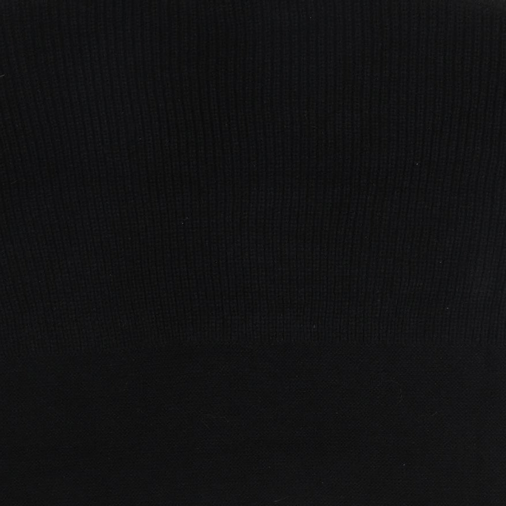 LOVE KNITWEAR Womens Black Jacket Poncho Size M