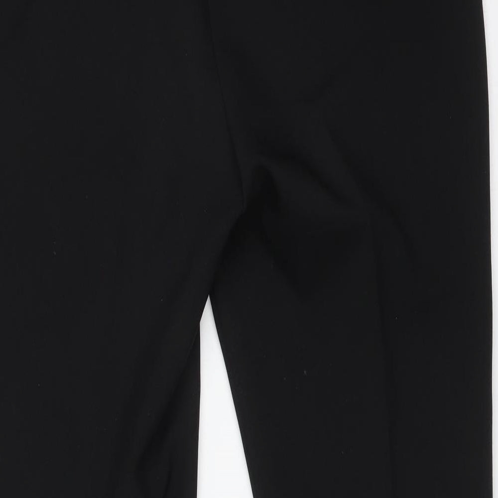 Peacocks Womens Black Polyester Dress Pants Trousers Size 14 L27 in Regular