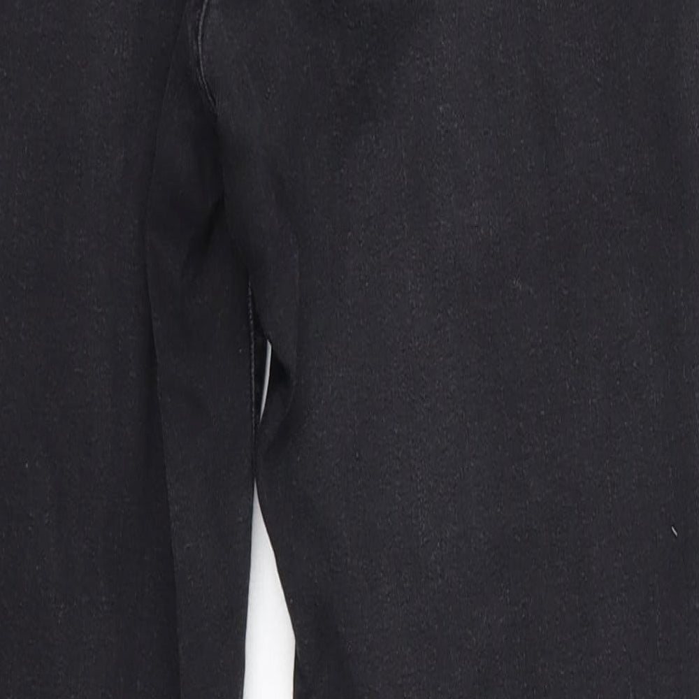 H&M Womens Black Cotton Skinny Jeans Size 12 L26 in Regular