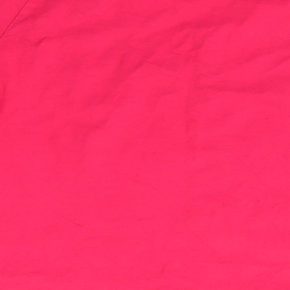 Matalan Girls Red Solid Cotton Pyjama Top Size 7 Years - Snow Sleepy Gold