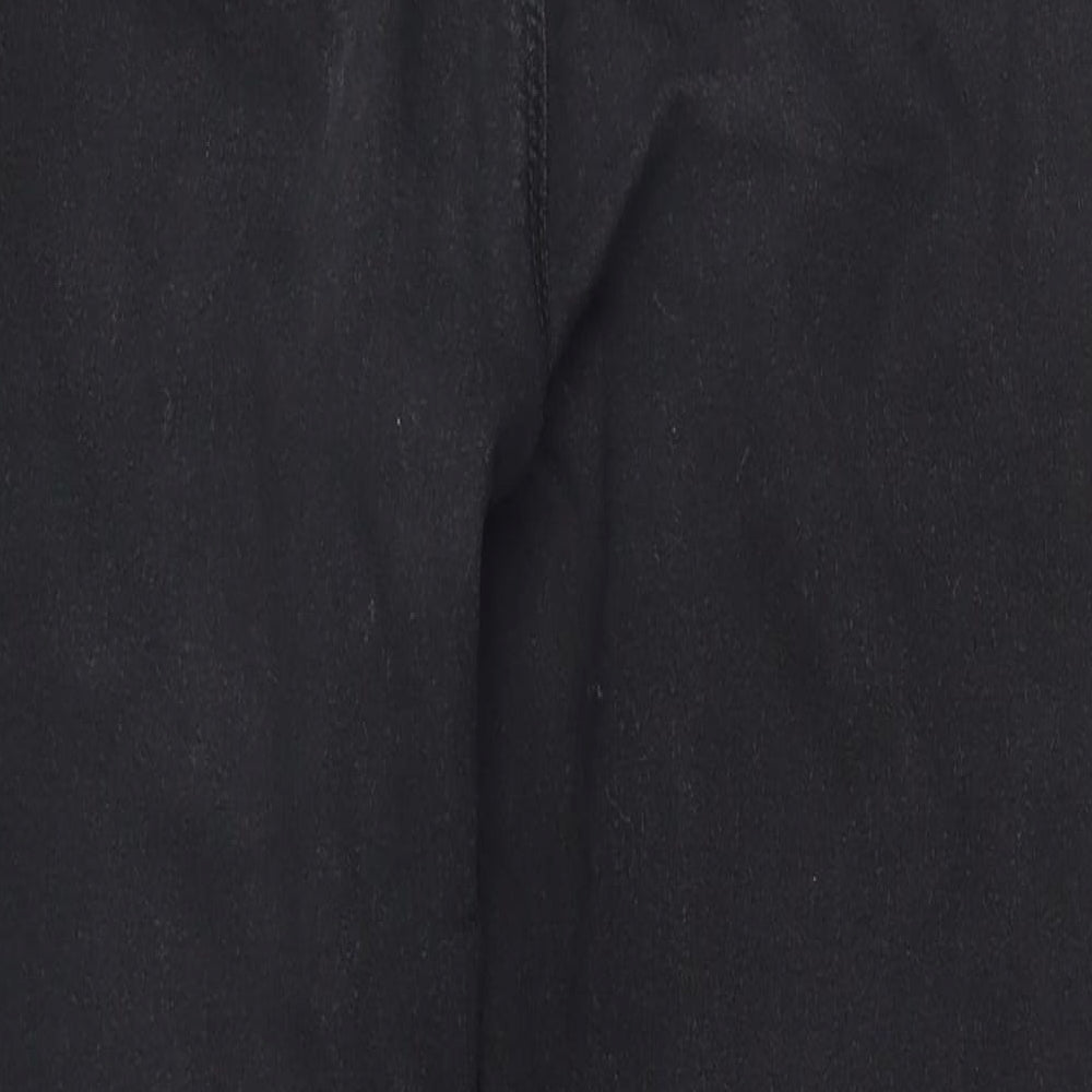 Papaya Womens Black Polyester Jegging Trousers Size 10 L28 in Regular