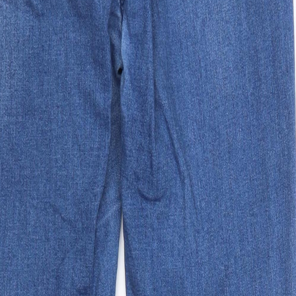 SheIn Womens Blue Cotton Skinny Jeans Size M L28 in Regular