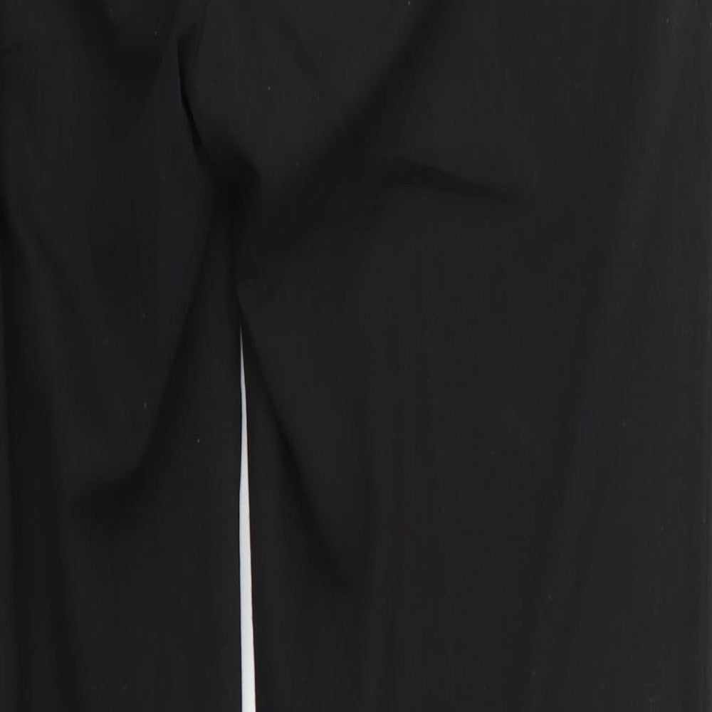 New Look Womens Black Polyester Trousers Size 8 L29 in Regular