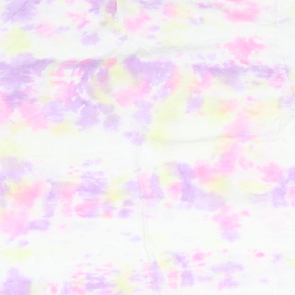 Fruit of the Loom Girls Multicoloured Cotton Basic T-Shirt Size 9-10 Years Round Neck