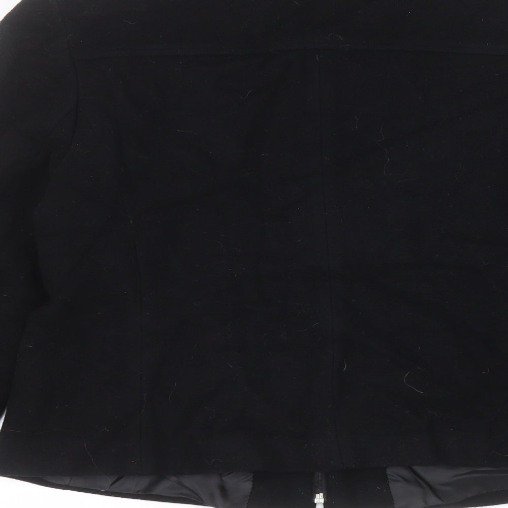 ameranto Womens Black Jacket Size 12