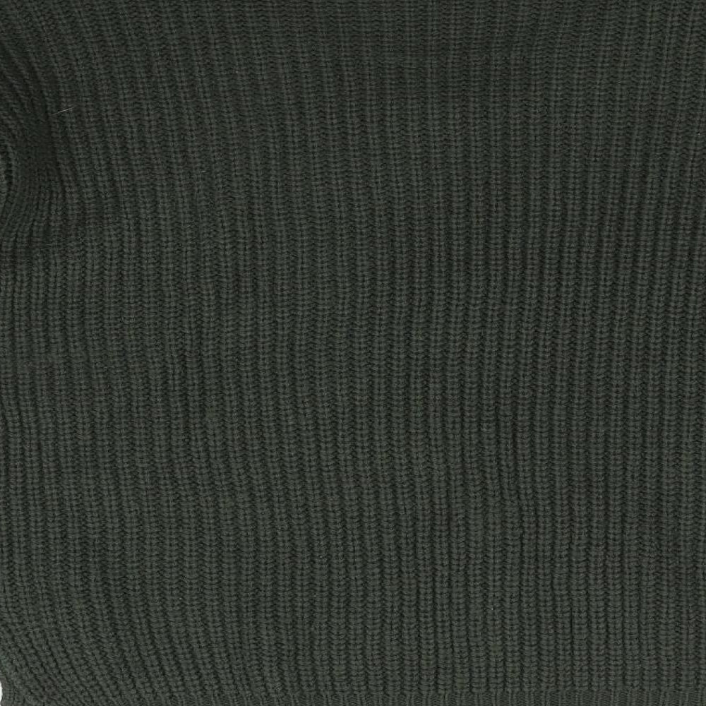 Primark Womens Green V-Neck Acrylic Pullover Jumper Size XS