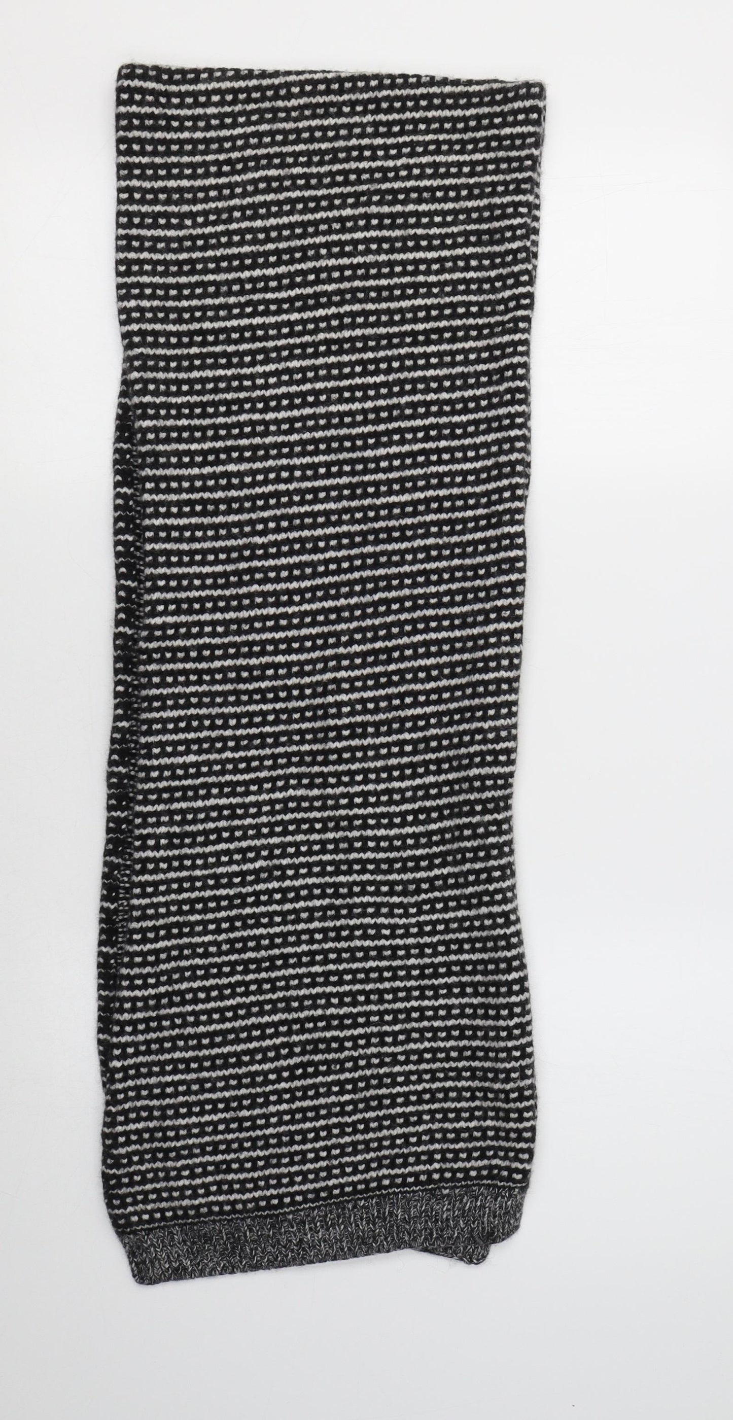 Gharani Strok Womens Grey Viscose Scarf