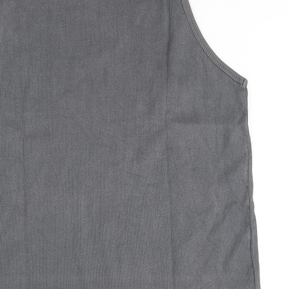 Cedar Wood State Mens Grey Cotton T-Shirt Round Neck