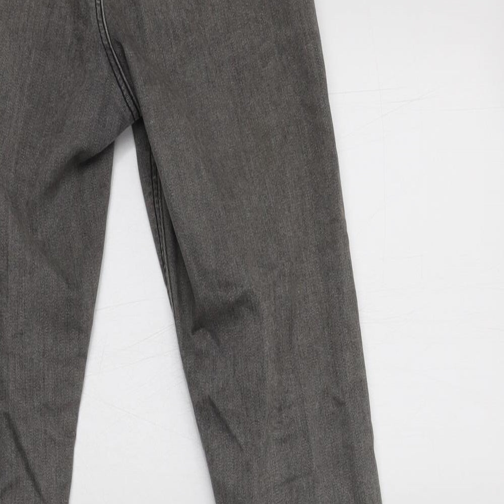 Topshop Womens Grey Cotton Jegging Jeans Size 6 L30 in Regular