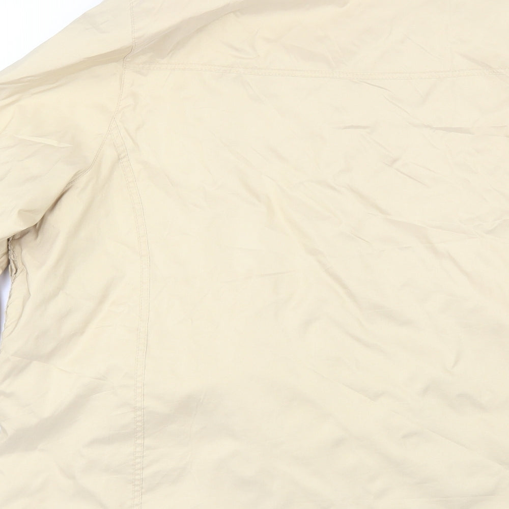 KM Design Womens Gold Windbreaker Jacket Size 18