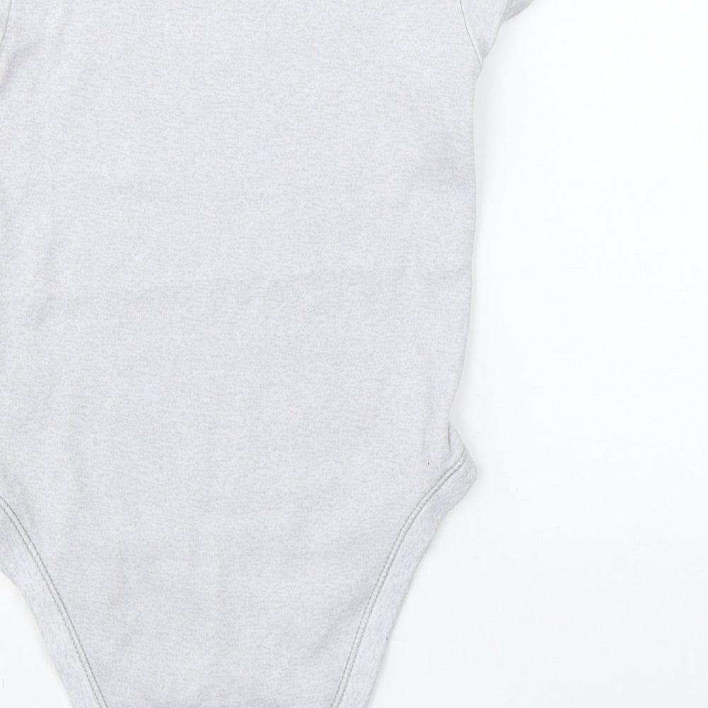 Pep & Co Girls Grey Cotton Babygrow One-Piece Size 18-24 Months