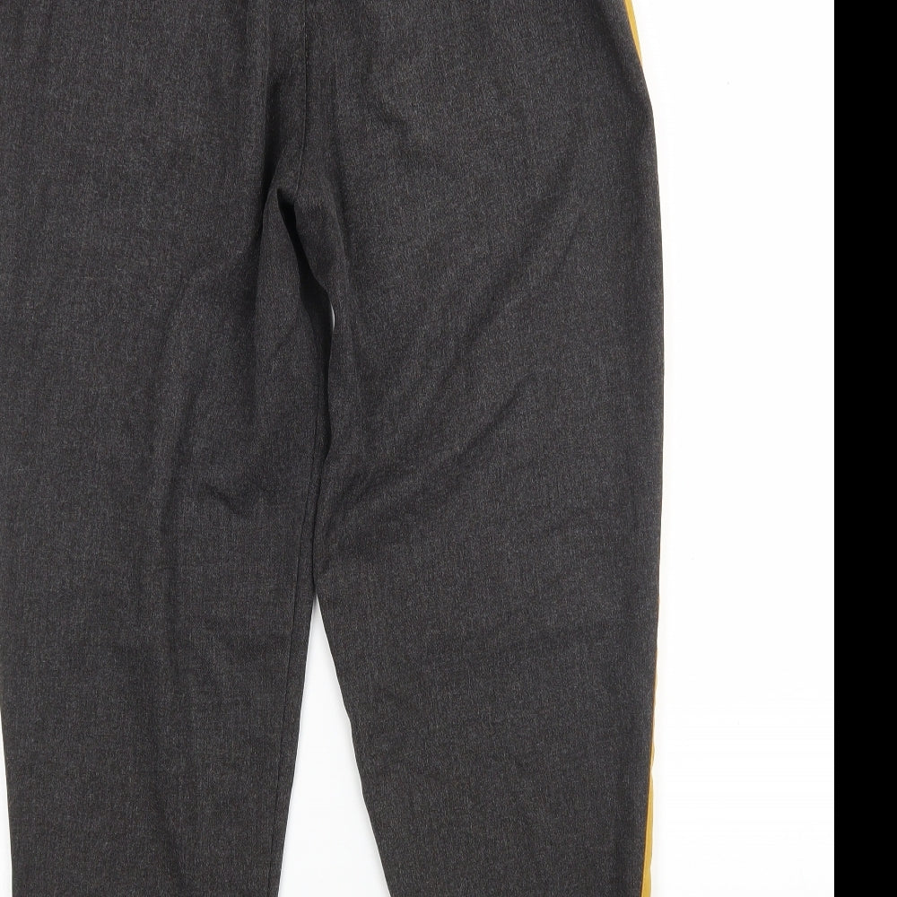Pull&Bear Womens Multicoloured Polyester Cropped Trousers Size M L25 in Regular