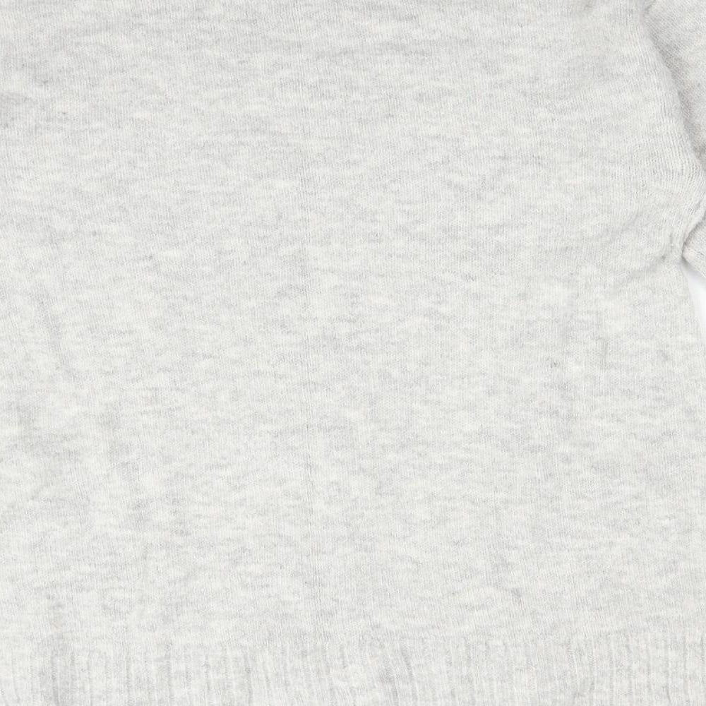 M&S Womens Grey Acrylic Pullover Sweatshirt Size S