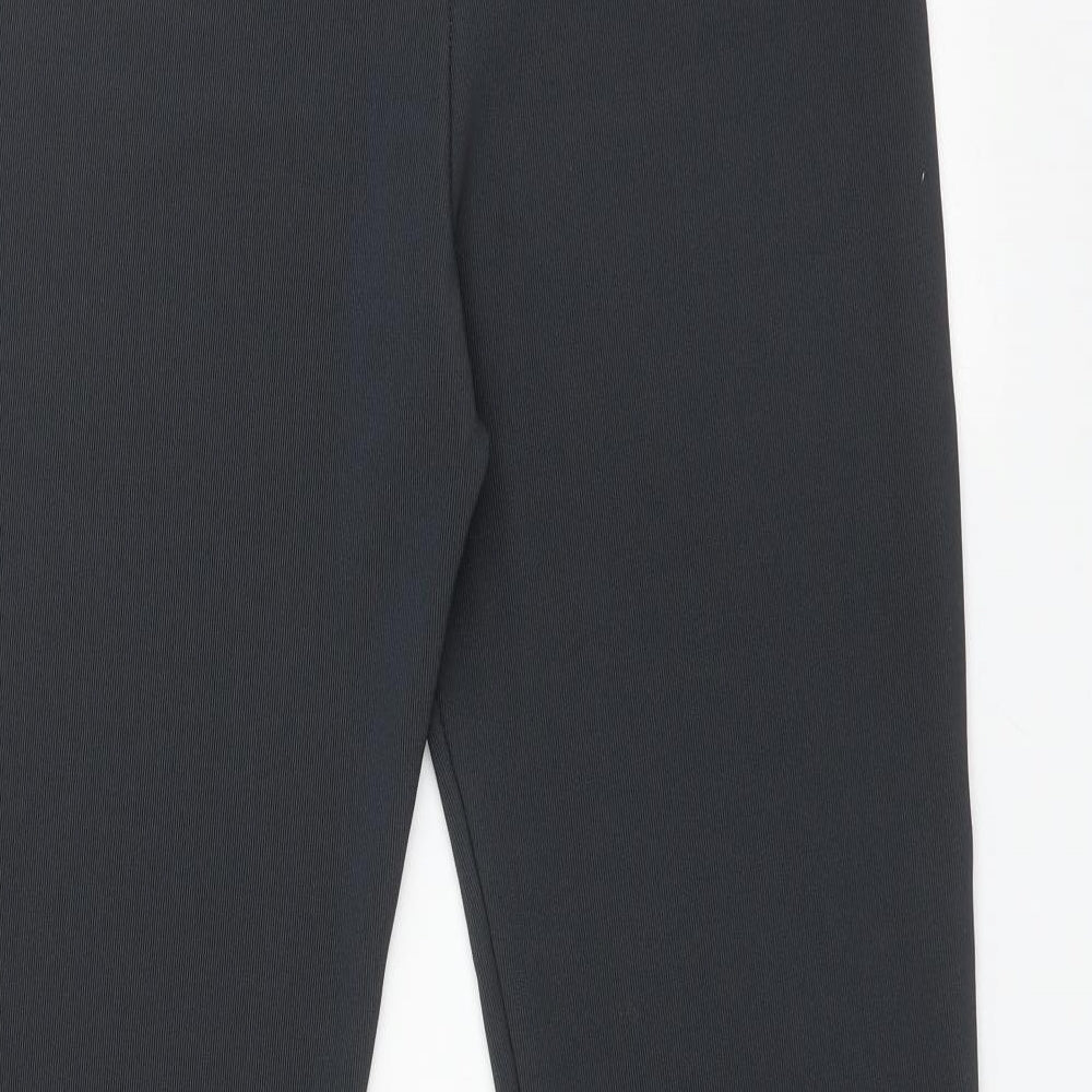 Preworn Womens Grey Polyester Trousers Size XL L28 in Regular