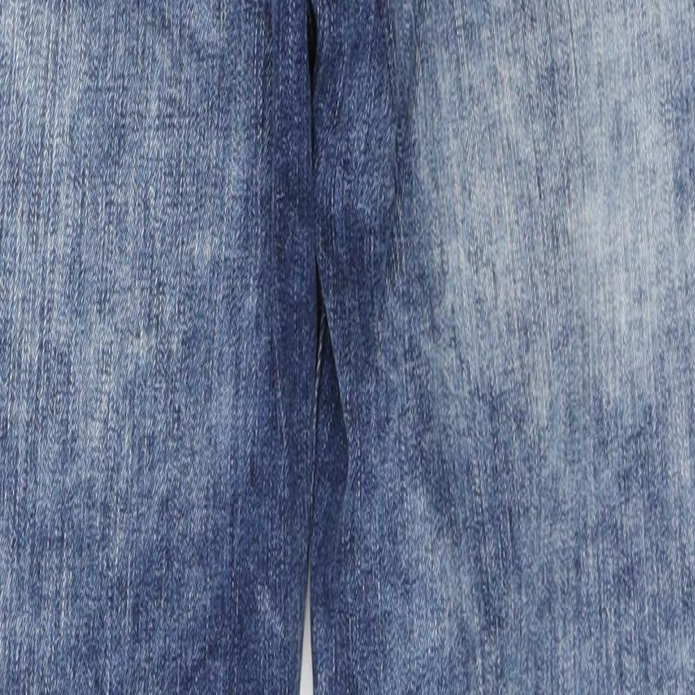 Outfit Kids Girls Blue Cotton Straight Jeans Size 12 Years Regular