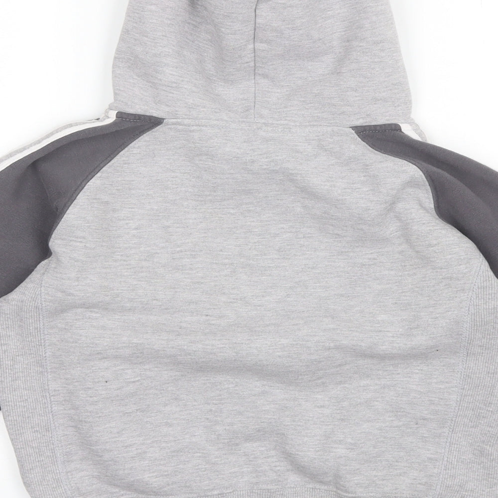 St Bernard Boys Grey Cotton Pullover Hoodie Size 7 Years