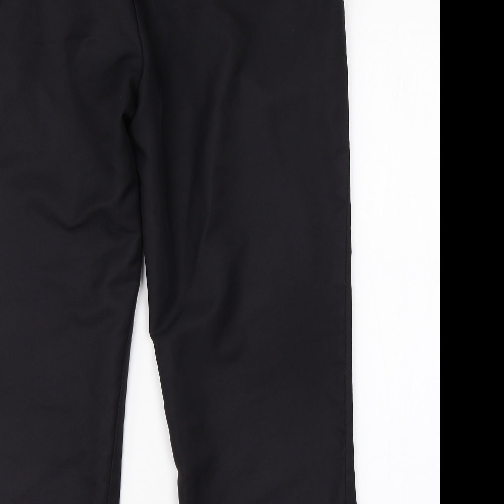 Cedar Wood State Mens Black Polyester Dress Pants Trousers Size 36 L20 in Regular