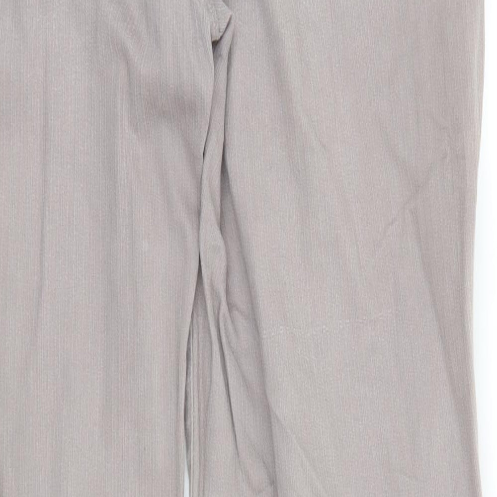 Jasper Conran Mens Grey Cotton Trousers Size 36 L32 in Regular