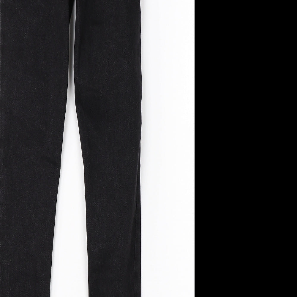 New Look Womens Black Cotton Skinny Jeans Size 8 L26 in Regular