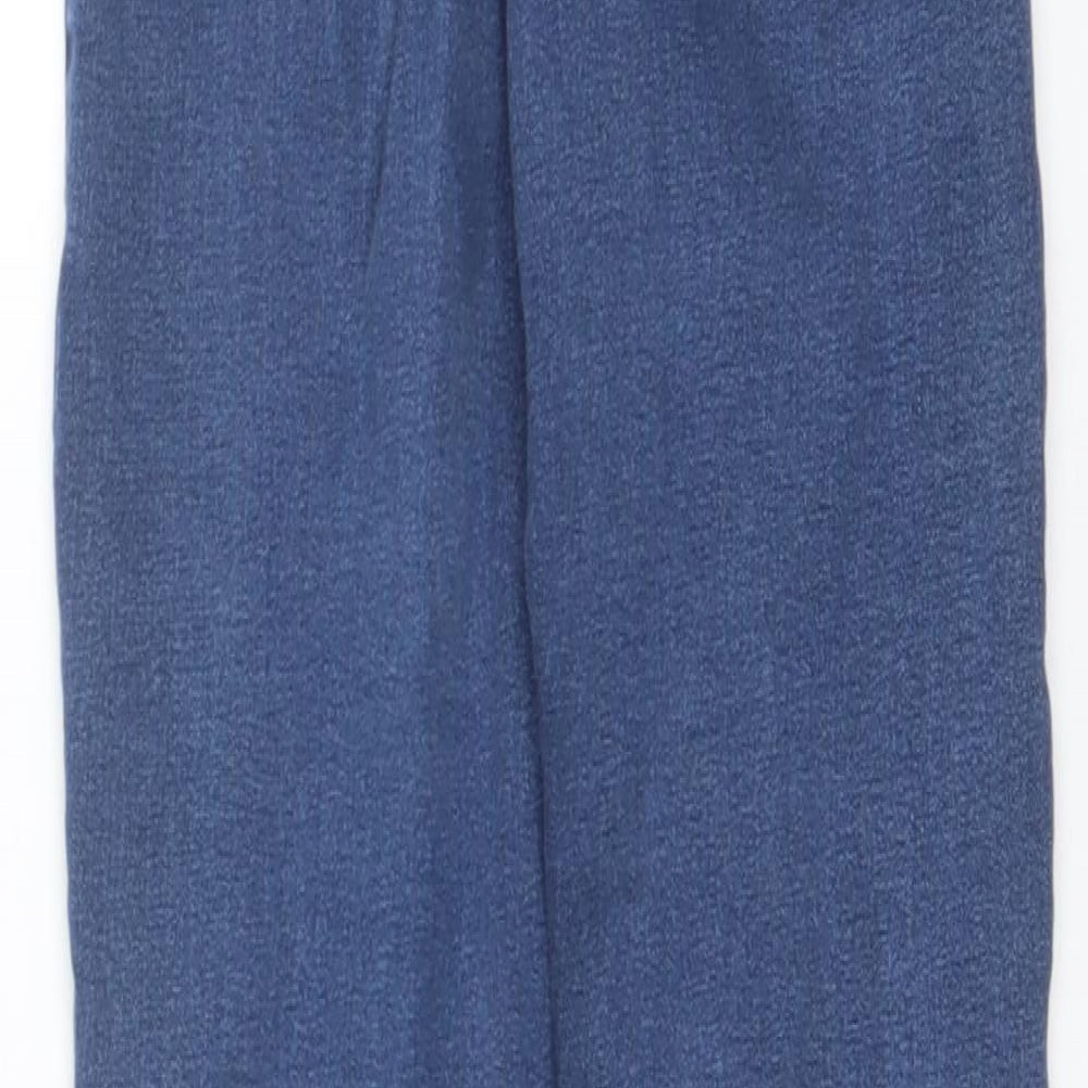 Topshop Womens Blue Cotton Skinny Jeans Size 25 in L27 in Regular