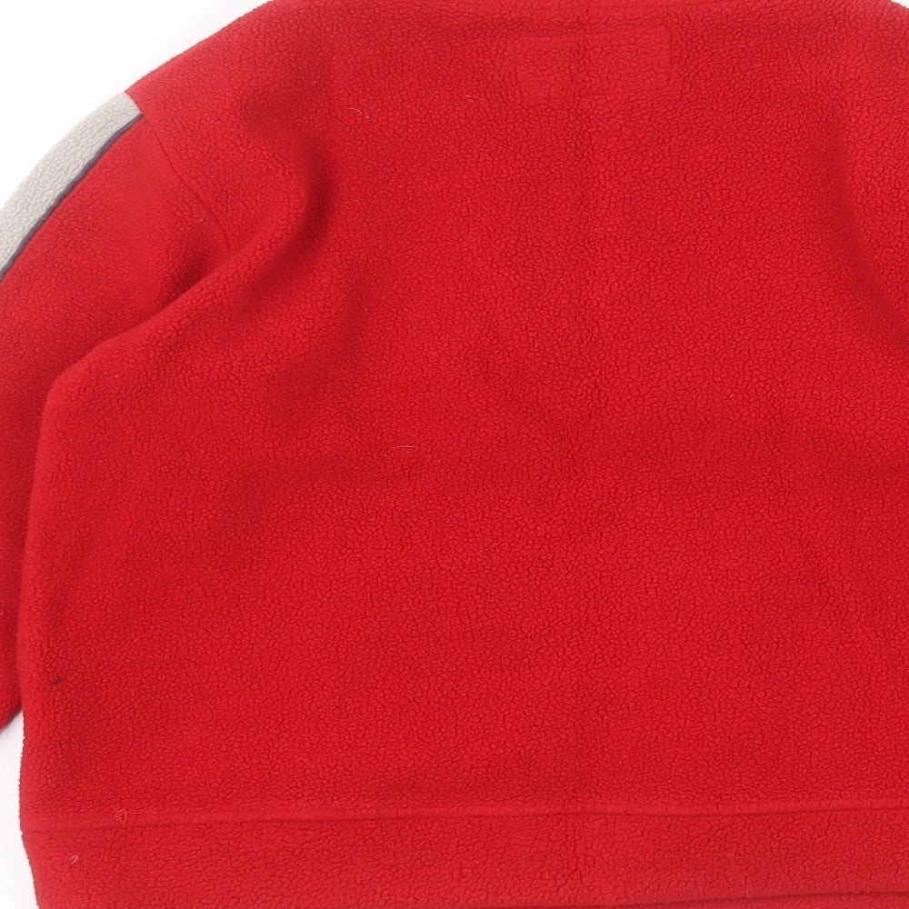 Kangaroo Boys Red Round Neck Polyester Pullover Jumper Size 7-8 Years