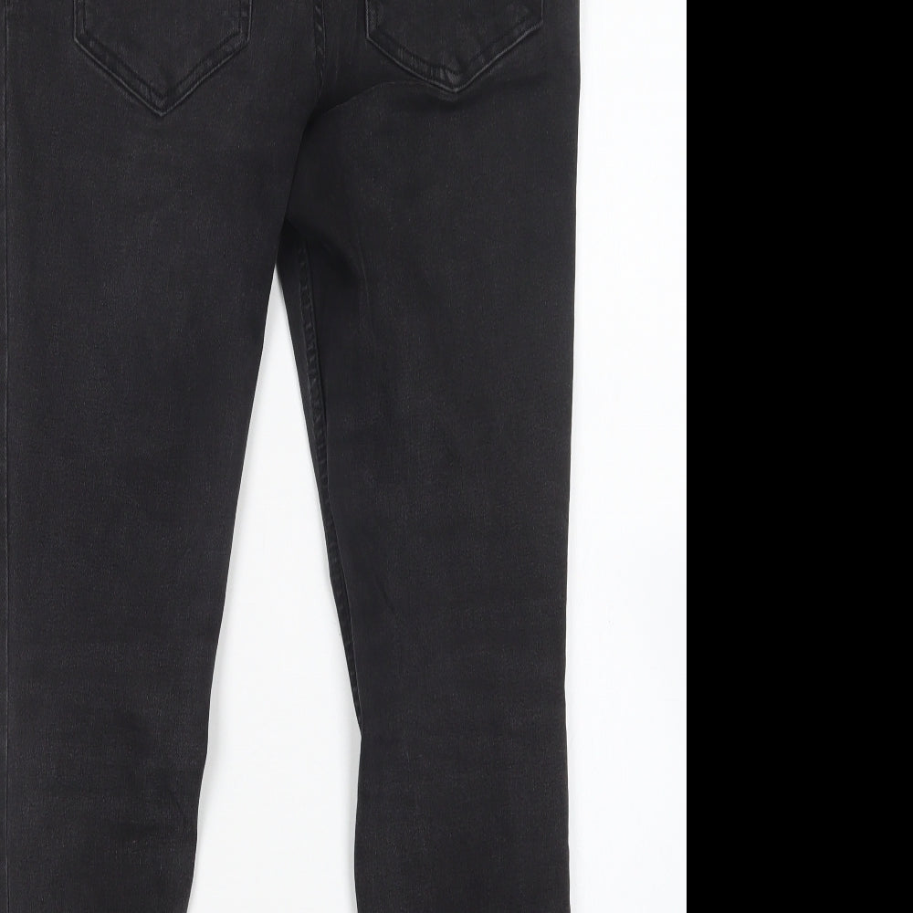 New Look Womens Black Cotton Jegging Jeans Size 10 L27 in Regular