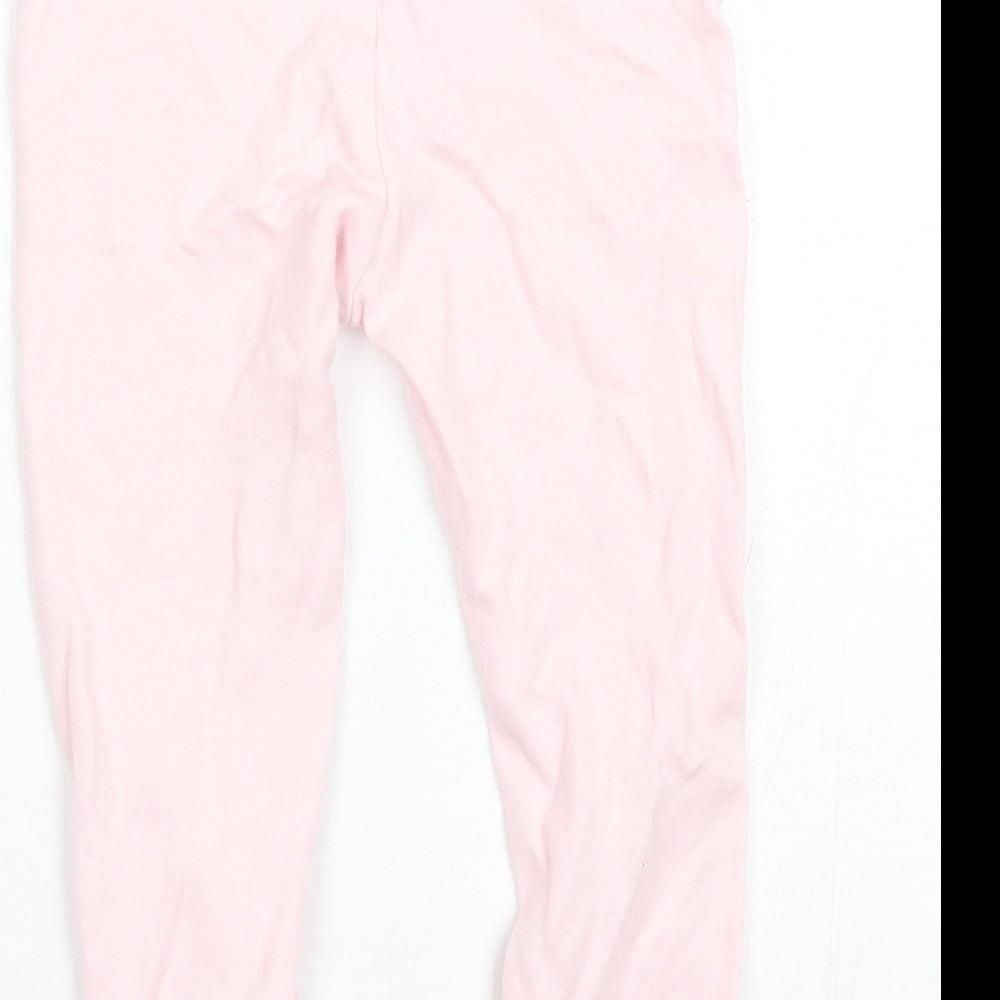 Disney Baby Pink Cotton Jogger Leggings Size 12-18 Months