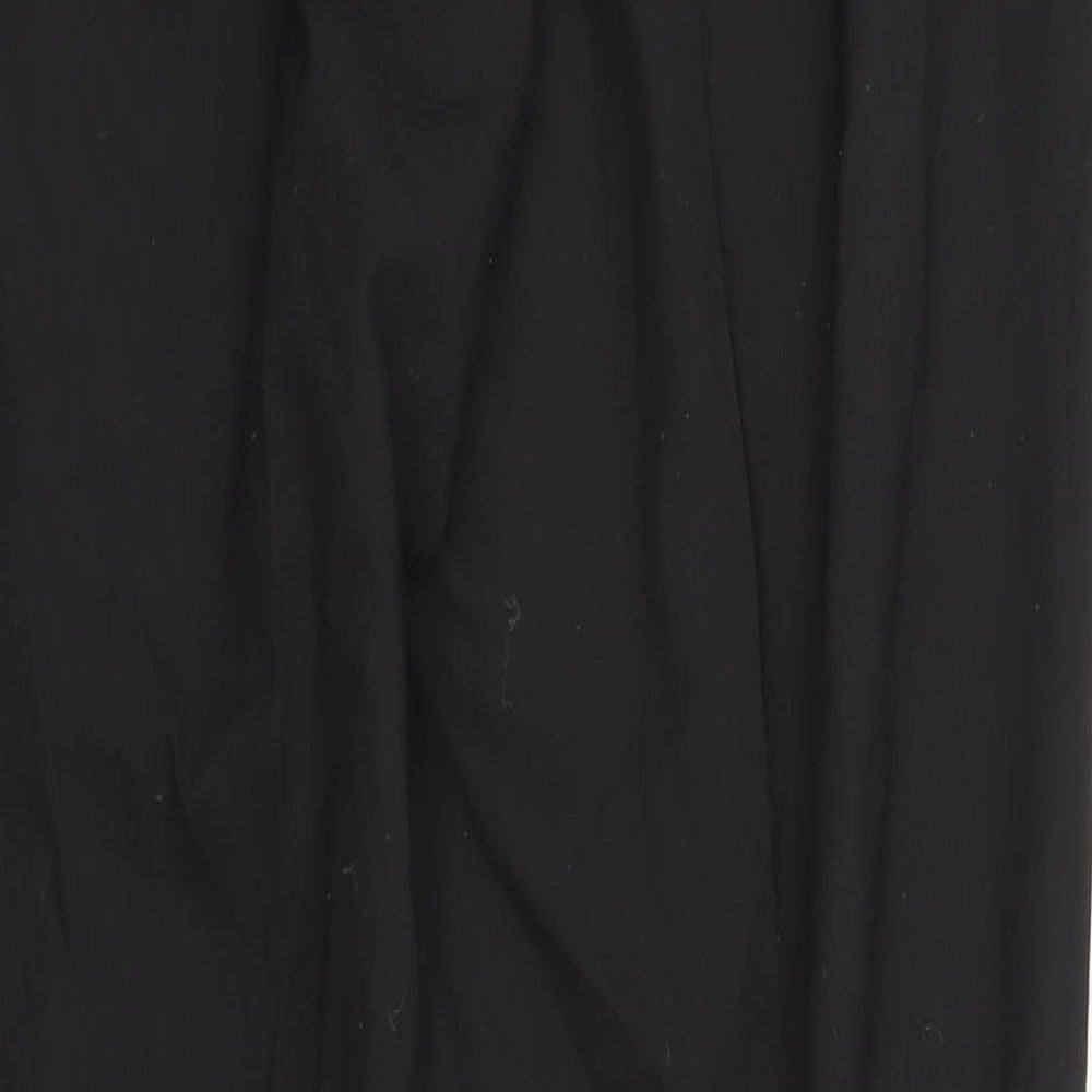 River Island Womens Black Polyester Trousers Size 36 in L30 in Regular