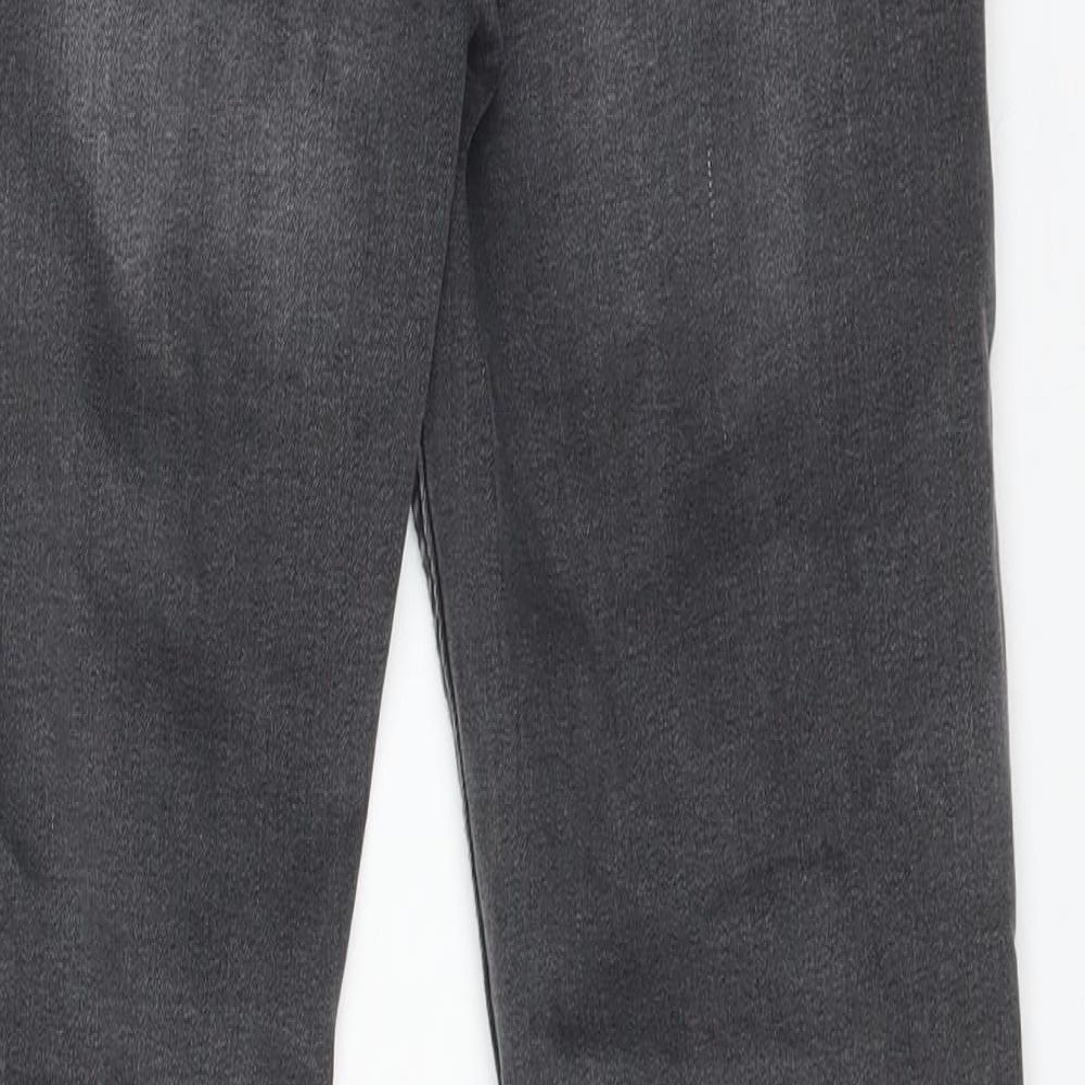 DENIM CO Girls Grey Cotton Skinny Jeans Size 12-13 Years Regular