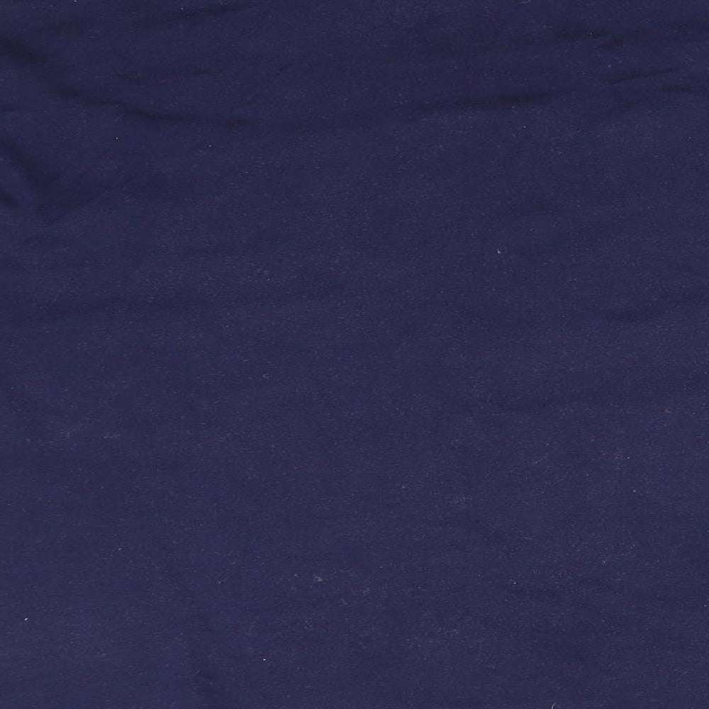Country Trader Mens Blue High Neck Cotton Pullover Jumper