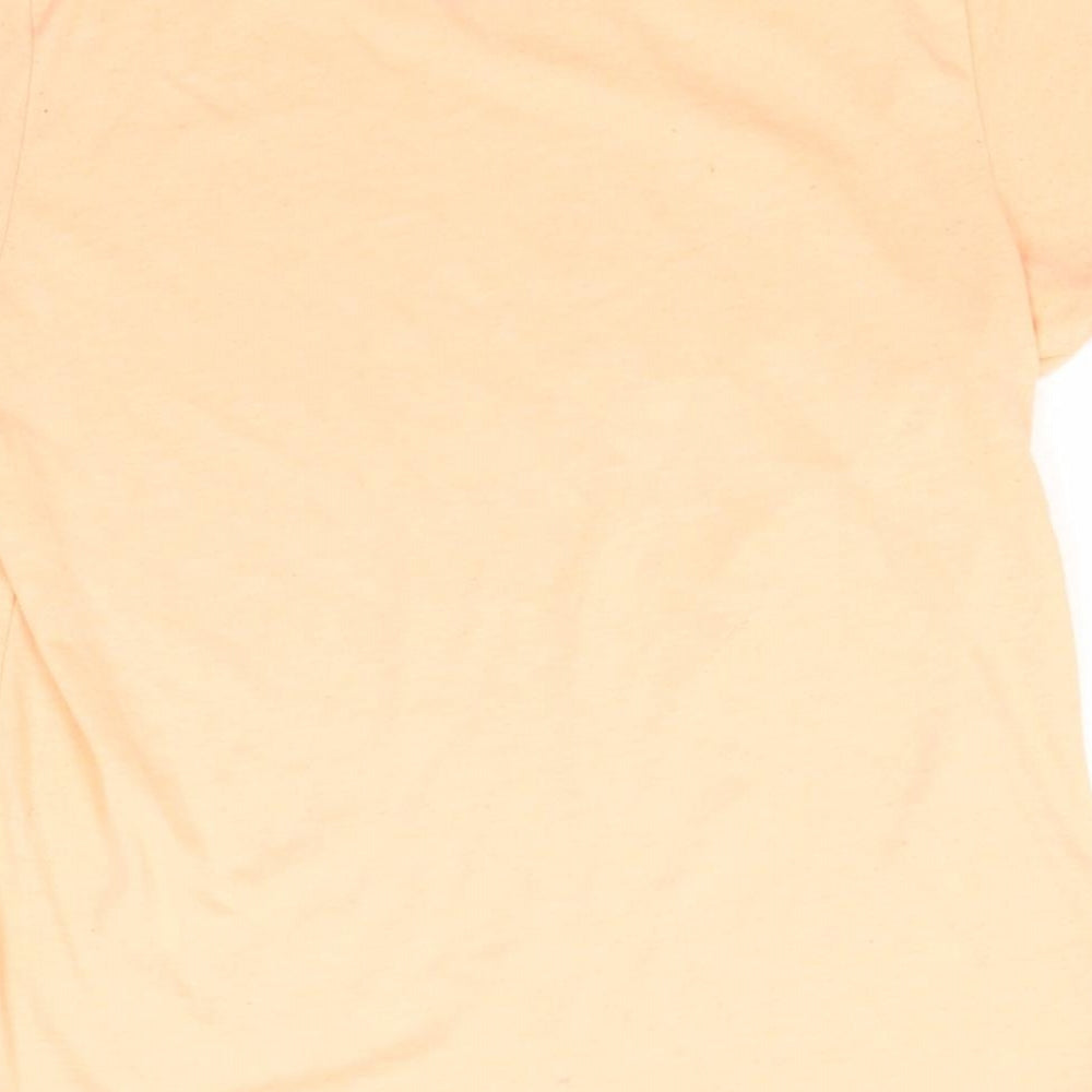 Primark Girls Orange Polyester Basic T-Shirt Size 7-8 Years Round Neck - Long Beach, California