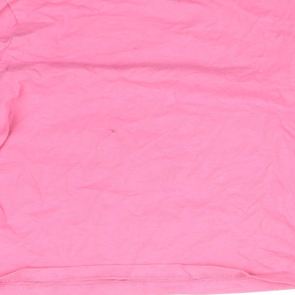 PEP&CO Girls Pink Solid Cotton Pyjama Top Size 3-4 Years - HEDGEHOG. JUST HIBERNATING