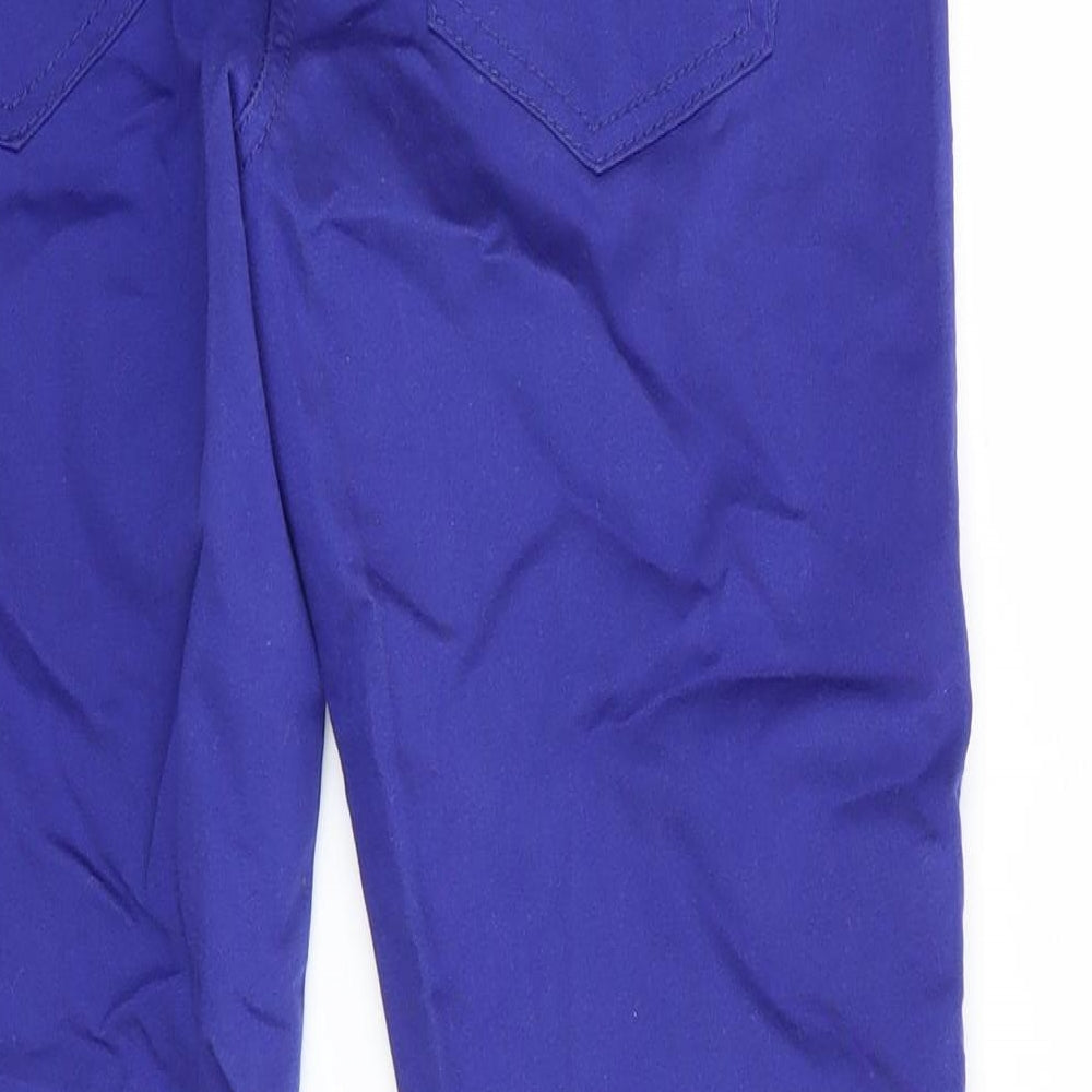 Florence and Fred Womens Purple Cotton Chino Trousers Size 10 L27 in Regular