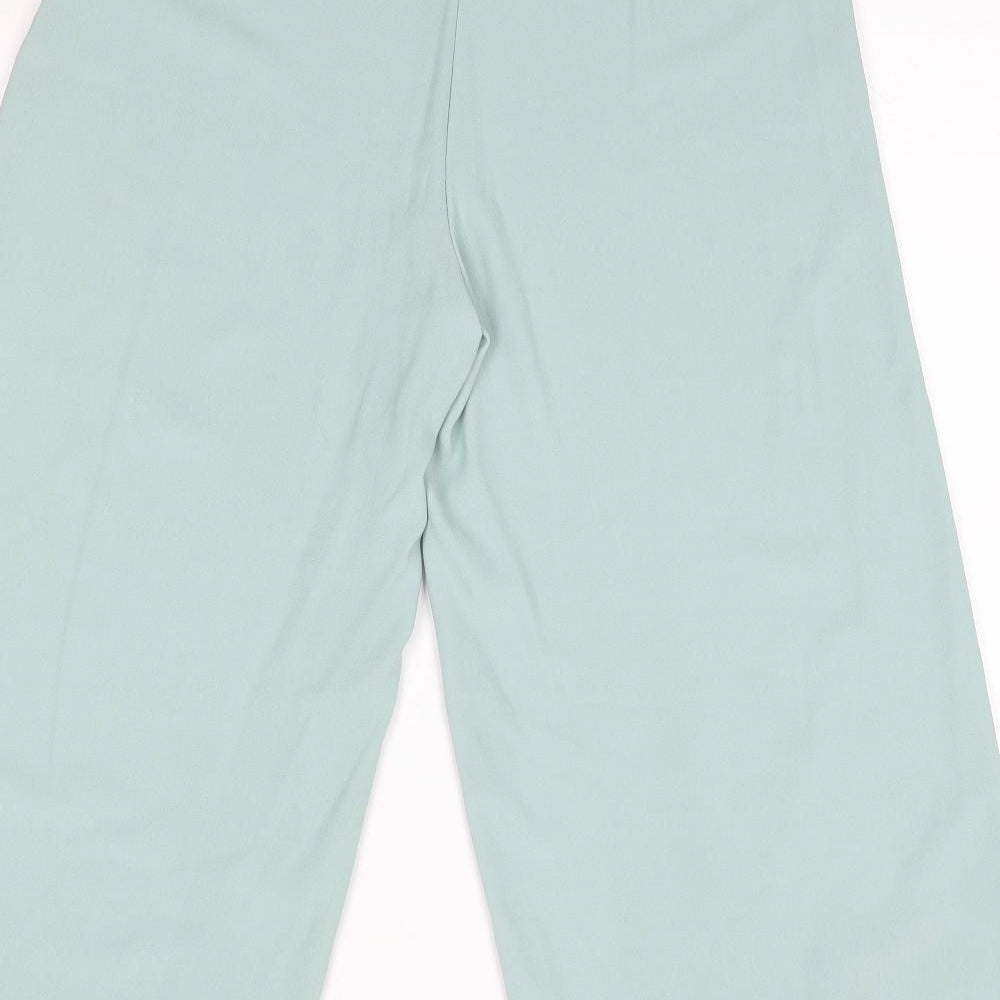 Primark Womens Green Polyester Trousers Size 10 L23 in Regular