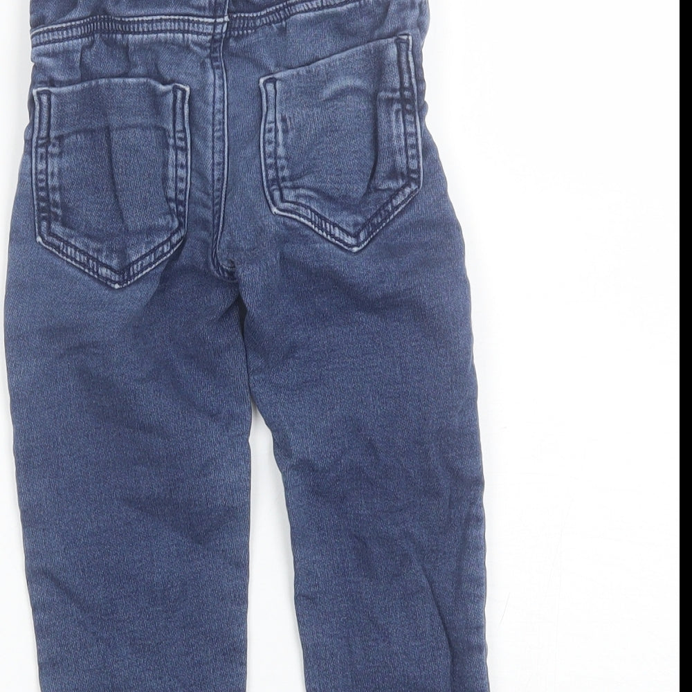 Nutmeg Boys Blue Cotton Jegging Jeans Size 3-4 Years Regular