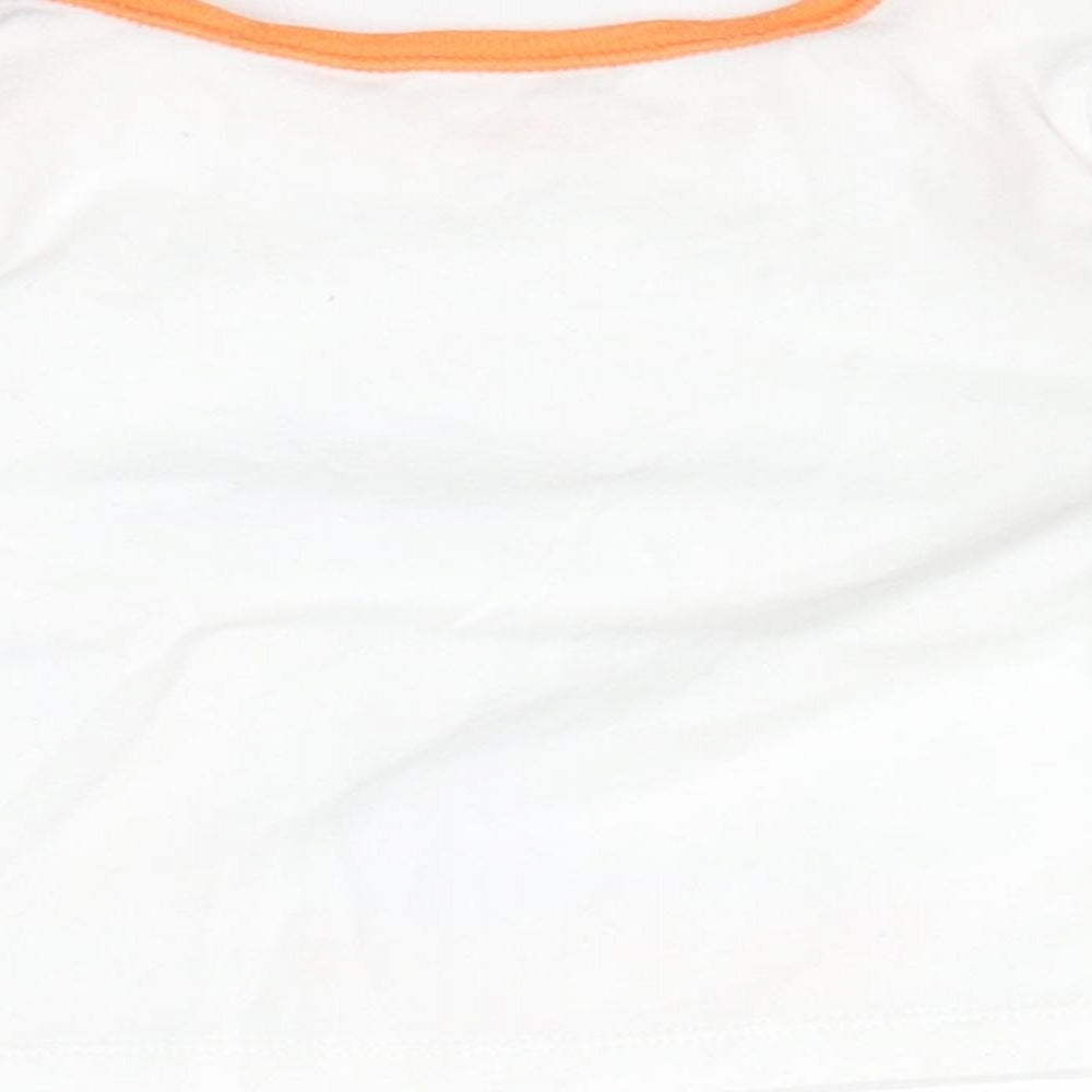Nutmeg Baby White Animal Print Cotton Pyjama Top Size 9-12 Months - TIME FOR BED LITTLE ONE.